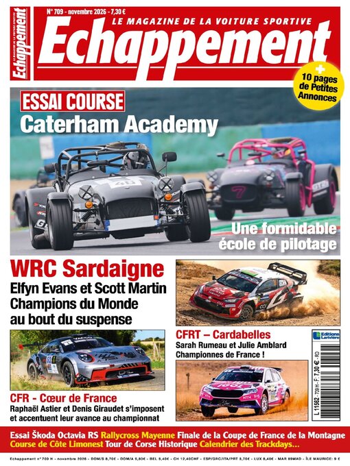 Cover image for Echappement